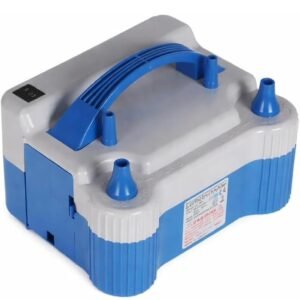 High Power Electric Balloon Inflator Pump with Dual Nozzle, Balloon Blower Machine with Automatic & Manual Modes, Portable Balloon Pump for Party Decoration