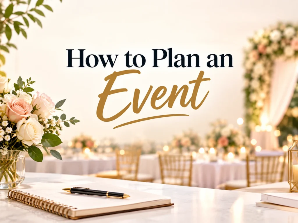 How to Plan an Event